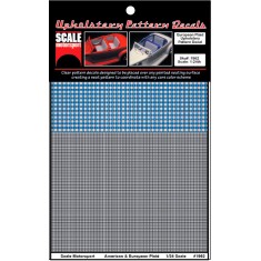 1/24 American Plaid Upholstery Pattern Decals