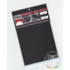 1/12 Shelby GT500 4 Sheet Metallic Grey Carbon Fiber Template Set for Revell #85-2623