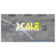 1/24 Self-Adhesive Pitlane Diorama/Display Base Sticker 4 (225x120mm)