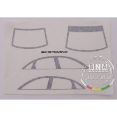 1/24 Pre-Cut Window Frames for Revell Audi A4 DTM