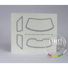 1/24 Pre-Cut Window Frames for ScaleAuto SLS GT3