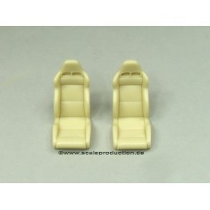 1/24 Sports Racing Car Seats "Viper" (2 Seats, Resin)
