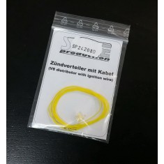 1/24 V8 Distributor with Yellow Ignition Wires