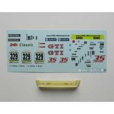 1/24 Golf 1 35th GTI 24h Classic 2011 Transkit w/Decals for Tamiya Golf 1 Kamei kit