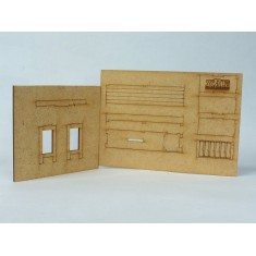 1/24 1/25 Workbench #1 MDF Wood Laser Cut