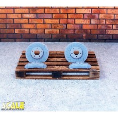 1/24 1/25 Brake Discs & Calipers (2 sets)