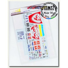 1/24 Decals for Porsche 997 GT3 RSR Le Mans/Sebring 2007 Flying Lizard
