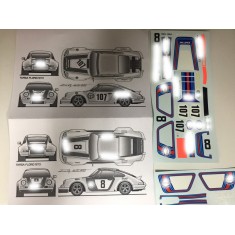 1/24 Decals for Porsche 911 RSR Martini Racing Targa Florio 1973