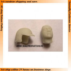 1/24 Racecar Driver Head "P. Rodriguez"