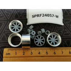 1/24 16' Minilite Wheels without Tyre