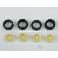 1/24 Porsche Campagnolo 15" Wheels Set (4 Wheels)