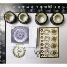 1/24 16"+19" BBS E50 Wheels Set