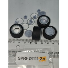 1/24 16" Ronal Racing #2 Wheels with Slick Tyres