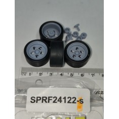 1/24 17" Fifteen 52 R43 Wheels with Slick Tyres