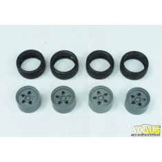 1/24 17" Fifteen 52 R43 (4 wheels resin, 4 tyres & rims)