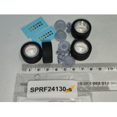 1/24 16" BBS E-17 Wheels with Slick Tyres