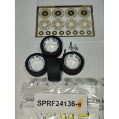 1/24 15" BBS E50 Gr.2 Wheels with Slick Tyres