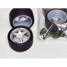 1/24 1/25 18" Rotiform Six Wheels without Tyre