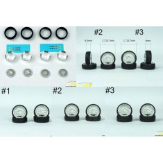 1/24 1/25 17'' BBS E26 Wheels without Tyre