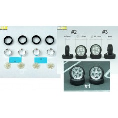 1/24 1/25 17" OZ Futura Wheels without Tyre