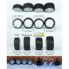 1/24 1/25 17" BBS E26 Wheels without Tyre