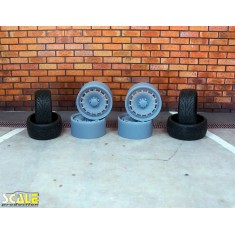 1/24 1/25 17" Mercedes Barock Wheels without Tyre