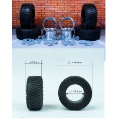 1/24 19" SPW 3.1 Wheels with Tyres
