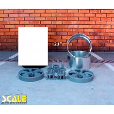 1/24 21" Schott Americana (2pcs.) Wheels without Tyre