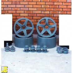 1/24 21'' HRE 305M Wheels without Tyre (4pcs)