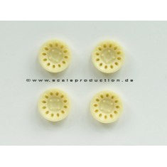 1/24 13" Alfa GTAm Wheel Inserts (13mm) 4pcs