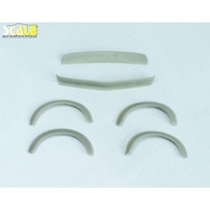 1/24 BMW 2002 Transkit (fender flares, front airdam) for Hasegawa 2002 kits
