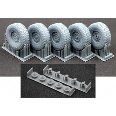 1/35 Modern HMMWV MT/R 24-bolt Ordinary Wheel set for Academy/ICM kits