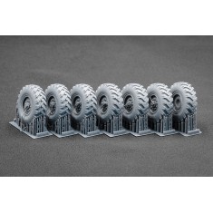 1/35 Modern Kamaz 4310 Sagged Wheel set for Trumpeter kits
