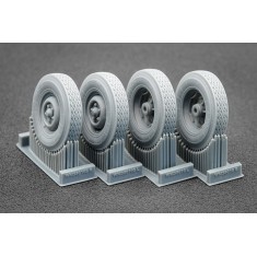 1/35 Modern ZU 23-2 Ordinary and sagged Wheel set for Trumpeter kits