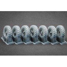 1/35 Modern ZIL 131 Sagged Wheel set for ICM kits