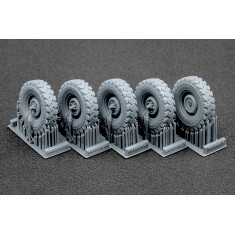 1/35 Modern Land Rover 88 6.5 Small Sagged Wheel set for AK-interactive kits