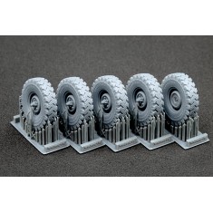 1/35 Modern Land Rover 88 7.5 Super Ordinary Wheel set for AK-interactive kits