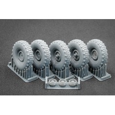 1/35 Modern Unimog 404 11.0R20 X v2 Ordinary Wheel set  for ICM/AK/Revell kits