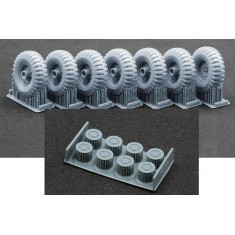 1/35 Modern Alvis FV622 Stalwart Mk.2 Sagged Wheel set for Airfix kits