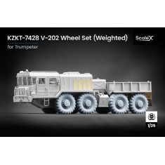 1/35 KZKT-7428 V-202 Weighted Wheel set for Trumpeter kit