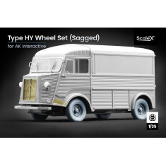 1/35 Modern Type HY Type Sagged Wheel set for AK-Interactive kits