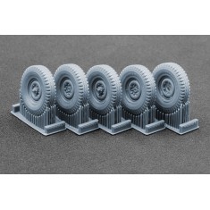 1/35 Modern FJ43 pickup Sagged Wheel set for AK-Interactive kits