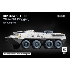 1/35 Modern BTR-80 APC KI-113 Sagged Wheel set for Trumpeter kits