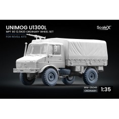 1/35 Unimog U1300L MPT 80 Ordinary Wheel set for Revell kit