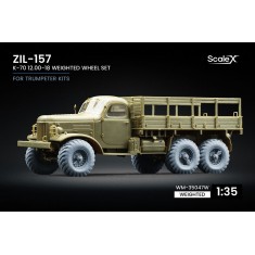 1/35 ZIL-157 K-70 Weighted Wheel set for Trumpeter kit