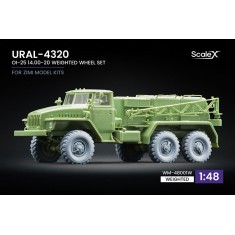 1/48 URAL-4320 OI-25 Weighted Wheel set for Zimi Model