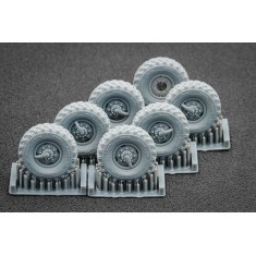 1/72 Modern ZIL 131 Sagged Wheel set for ICM kits
