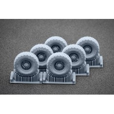 1/72 Modern HIMARS CTIS Sagged Wheel set for Meng/Foreart kits
