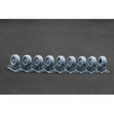 1/72 Modern MAZ 543 V-203 Ordinary Wheel set for HobbyBoss kits