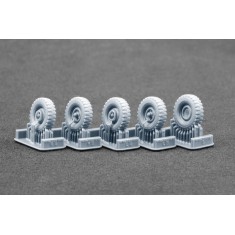 1/72 Unimog S404 M/L Weighted Wheels for ACE Kit